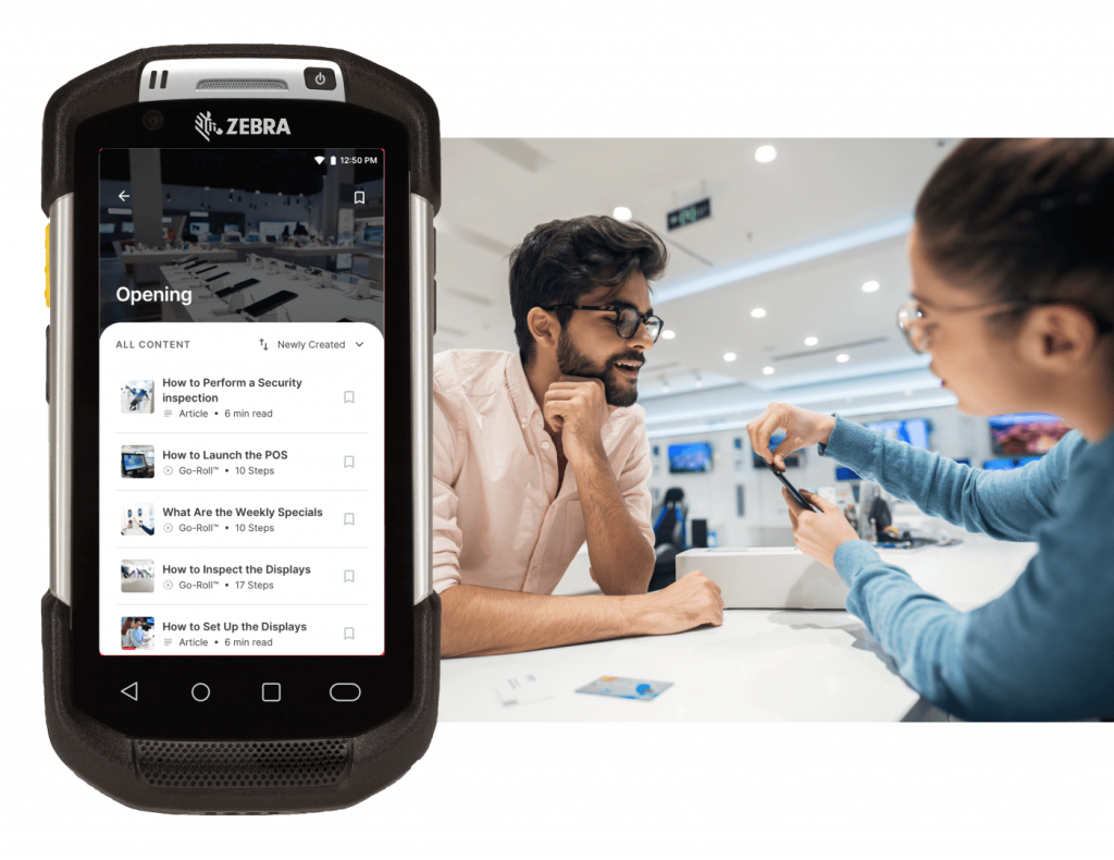 wireless retail worker uses Smart Access to gain confidence and sell more devices